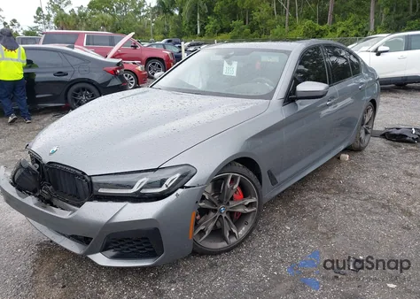 2023 BMW M550 I xDrive из США, поврежденный, VIN WBA13BK09PCL46381